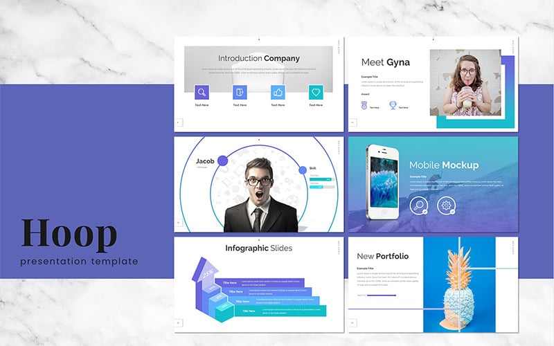 hoop powerpoint template original