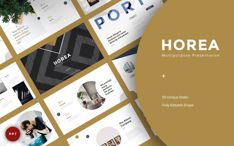 horea multipurpose powerpoint template original