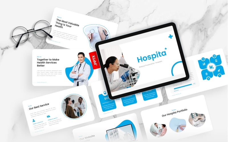 hospita medical powerpoint template original