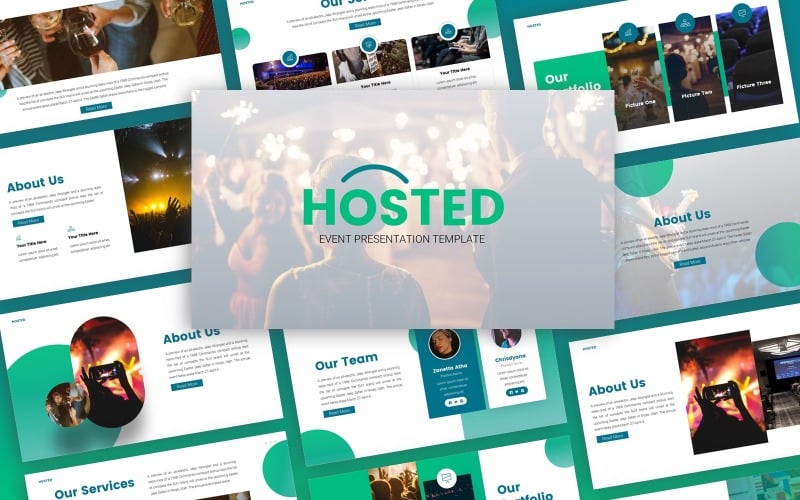 hosted event multipurpose powerpoint template original