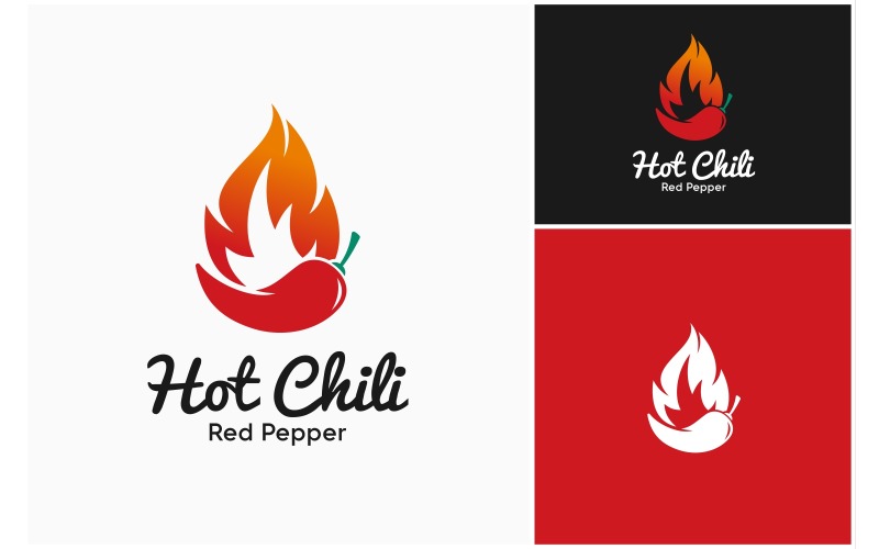 hot chili pepper flame logo original