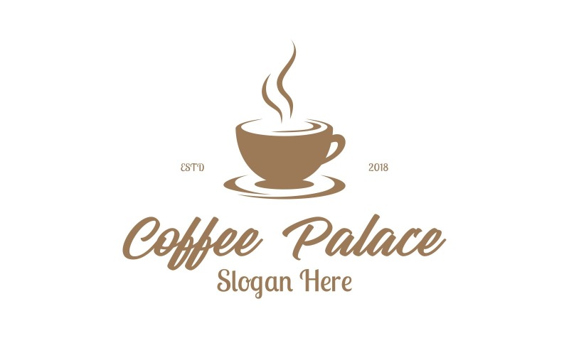 hot coffee cup espresso logo original