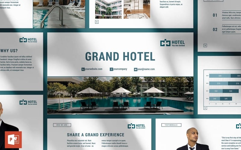 hotel presentation powerpoint template original