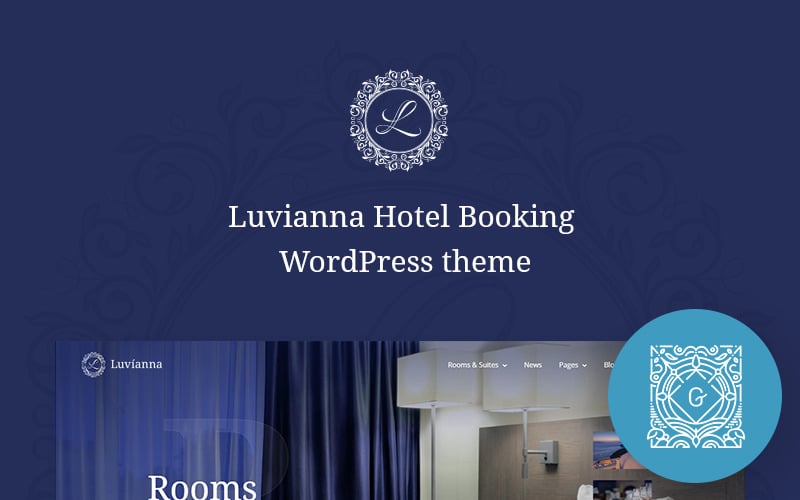 hotel wordpress theme luvianna original