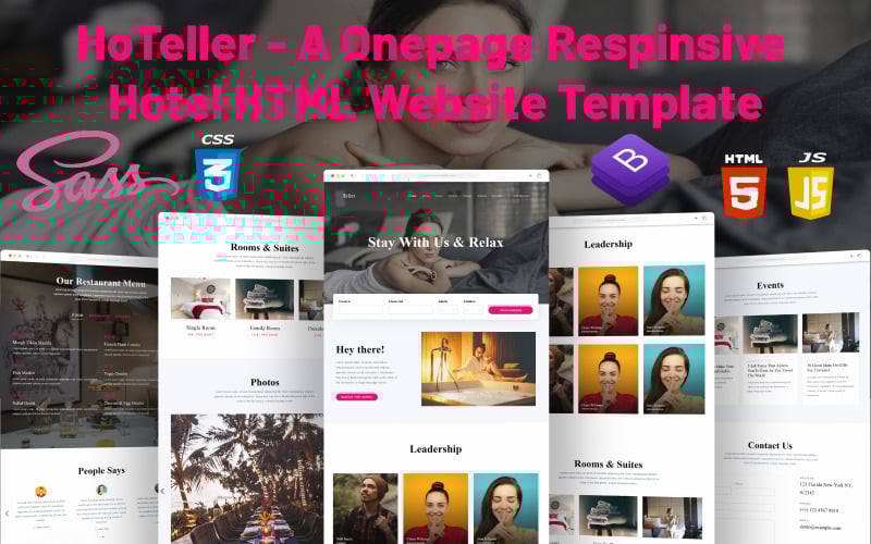 hoteller a onepage respinsive hotel html website template original