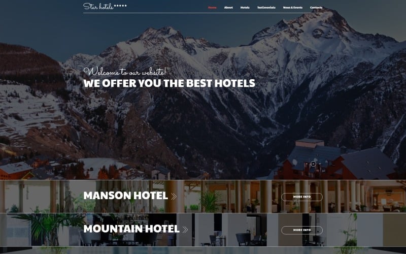 hotels responsive joomla template original