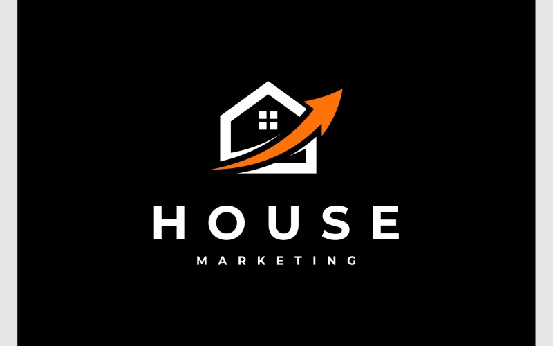 house arrow success home profit logo original