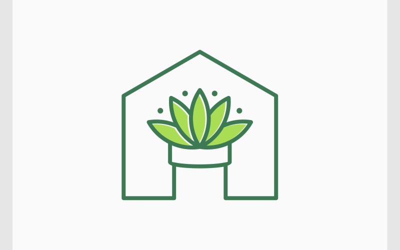 houseplant flowerpot icon logo original