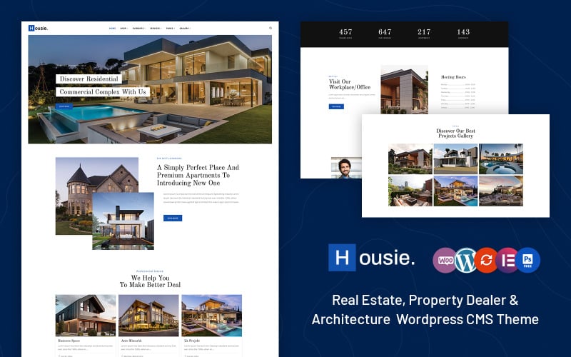 housie architecture property dealer and real estate wordpress theme original