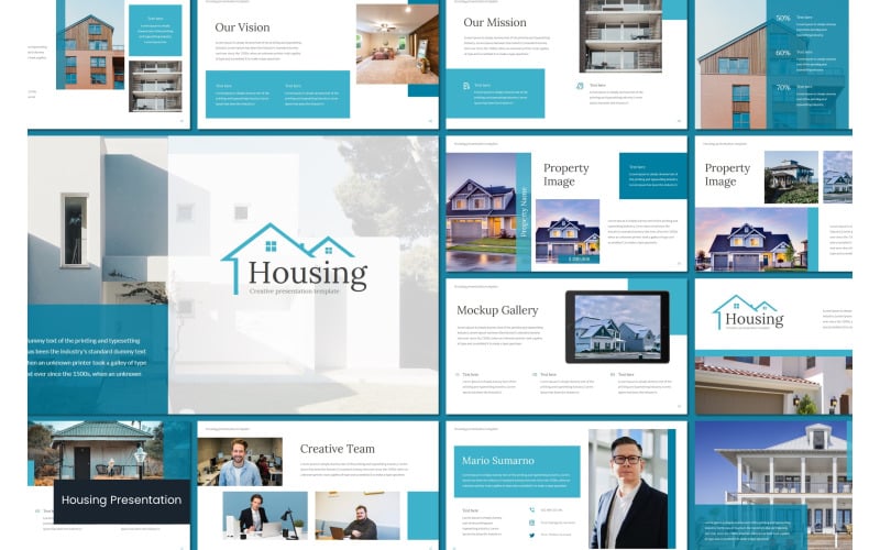 housing powerpoint template original