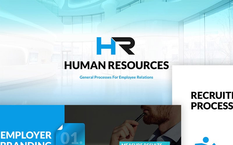 hr process powerpoint template original