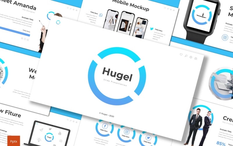 hugel powerpoint template original