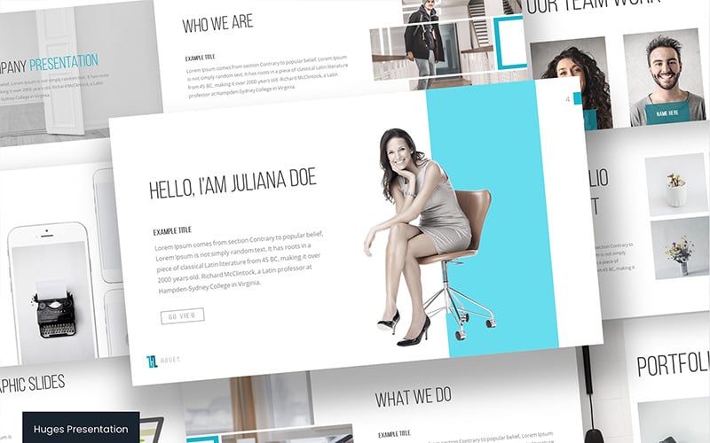 huges powerpoint template original