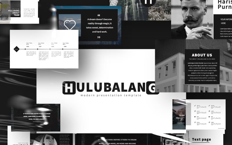 hulubalang presentation powerpoint template original
