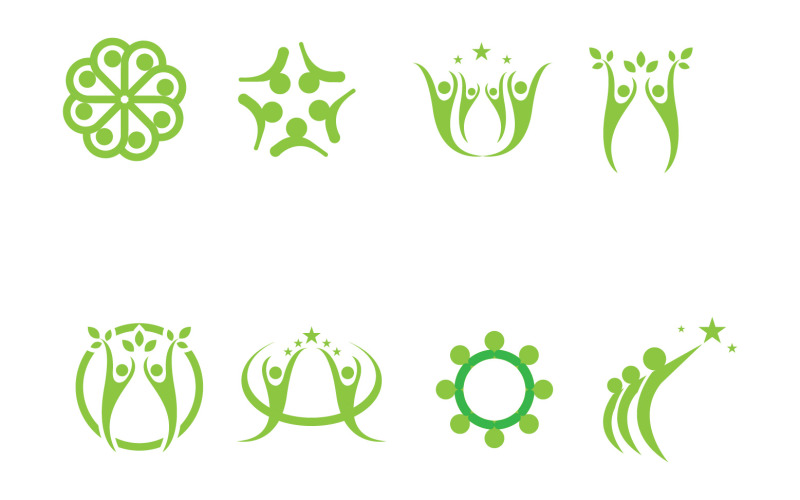human character logo sign illustration vector design v original