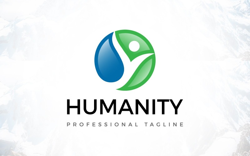 human humanity logo design original