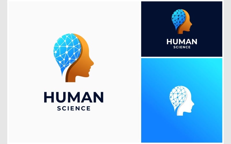 human mind science technology logo original