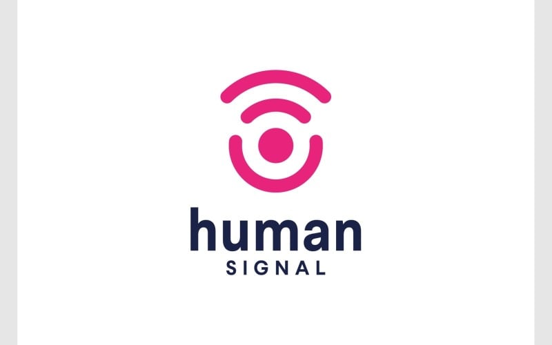human people signal wireless logo original