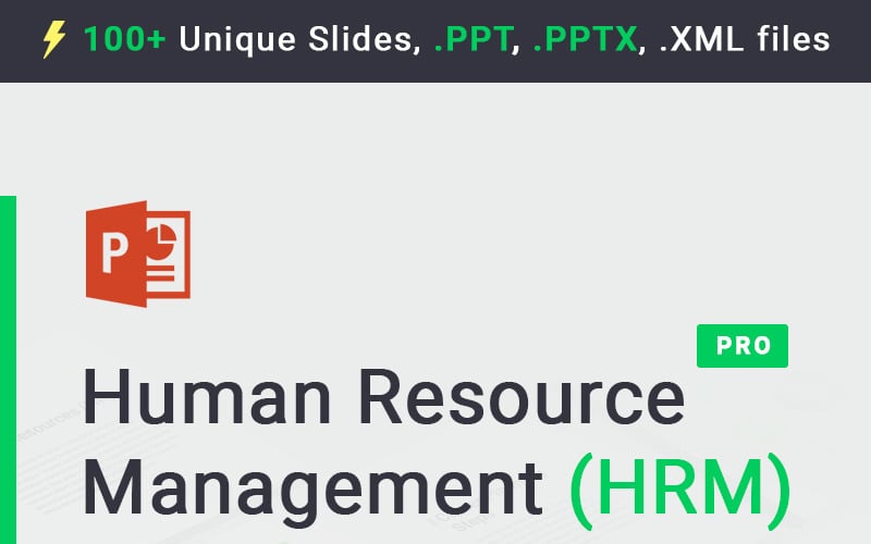 human resource hrm powerpoint template original