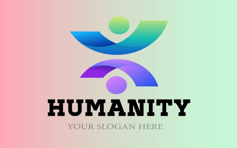 humanity logo company templates original