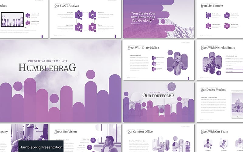 humblebrag powerpoint template original