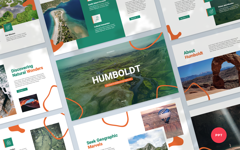 humboldt geography presentation powerpoint template original
