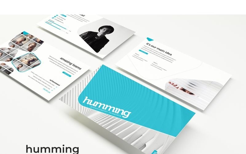 humming powerpoint template original