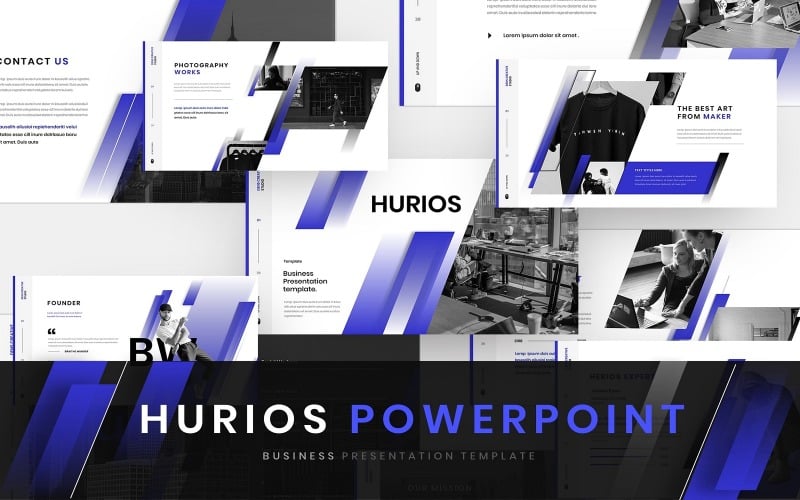 hurios busines powerpoint template original