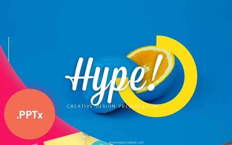 hype creative business presentation powerpoint template original