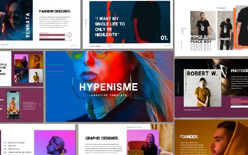 hypenisme presentation powerpoint template original