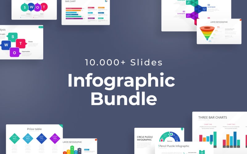 i infographic bundle powerpoint template original