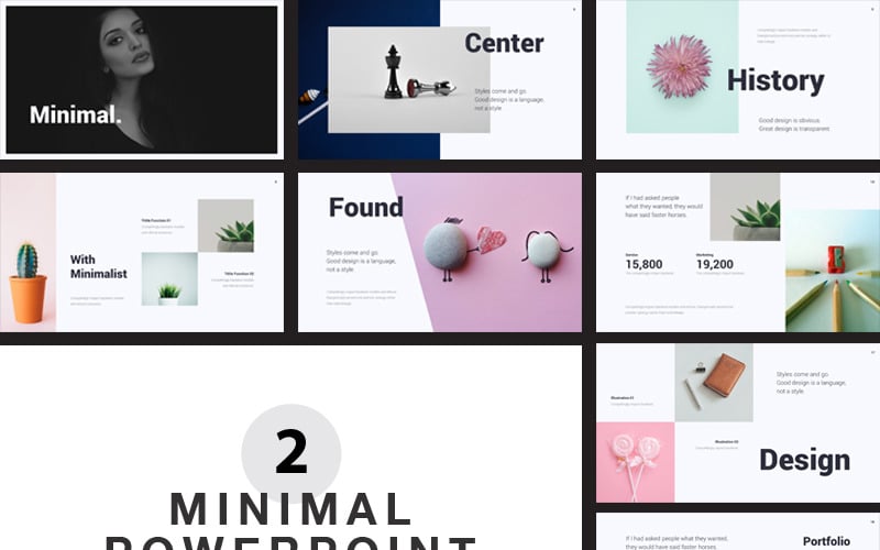 i minimal pack powerpoint template original