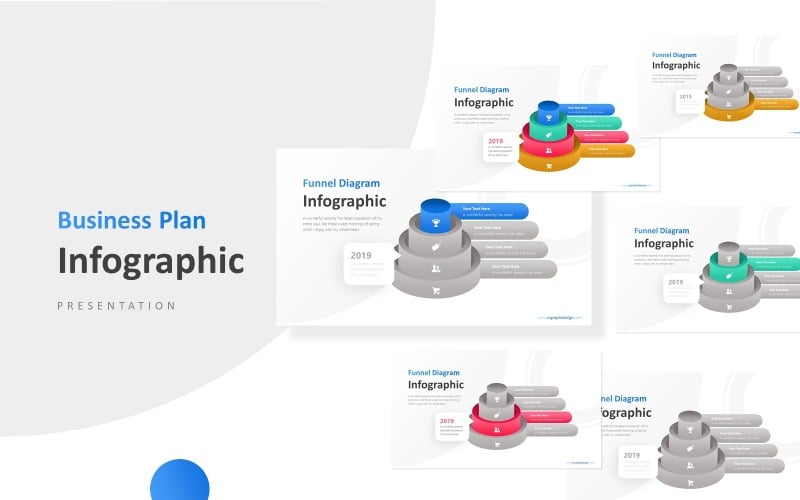i business funnel step presentation powerpoint template original