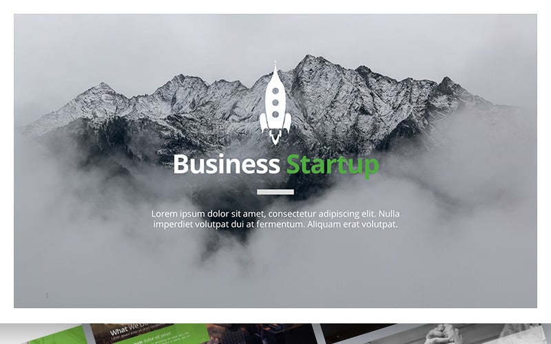 i startup business powerpoint template original
