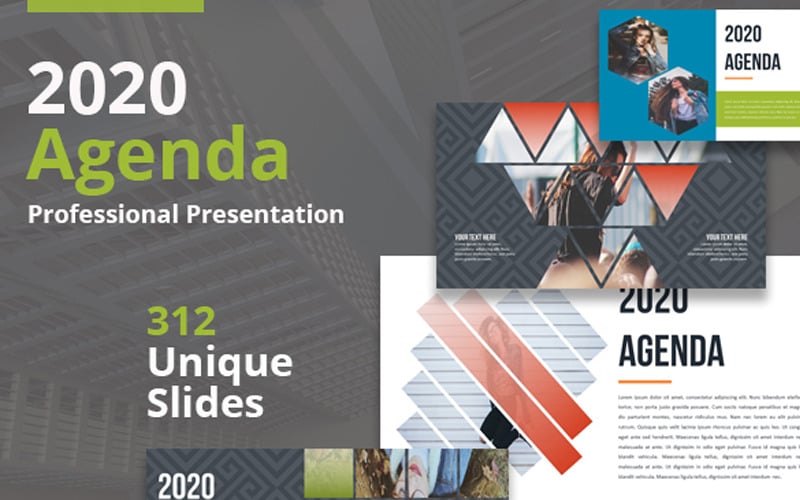 i agenda multipurpose powerpoint template original