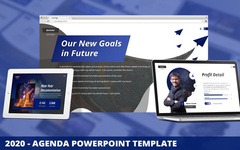 i agenda powerpoint template original
