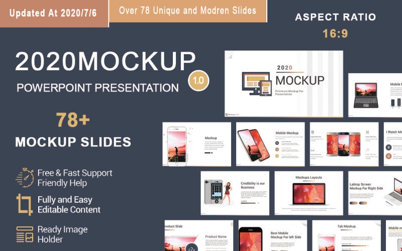 i mockup powerpoint template original