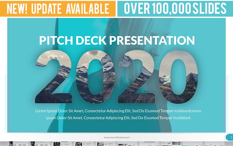 i multipurpose pitch deck version powerpoint template original