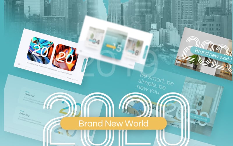 i new brand multipurpose presentation powerpoint template original