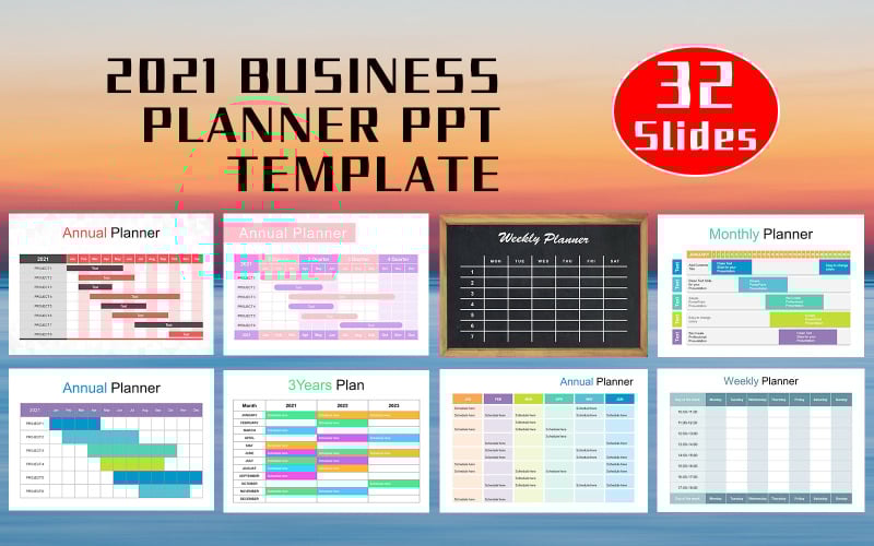 i business planner powerpoint template original