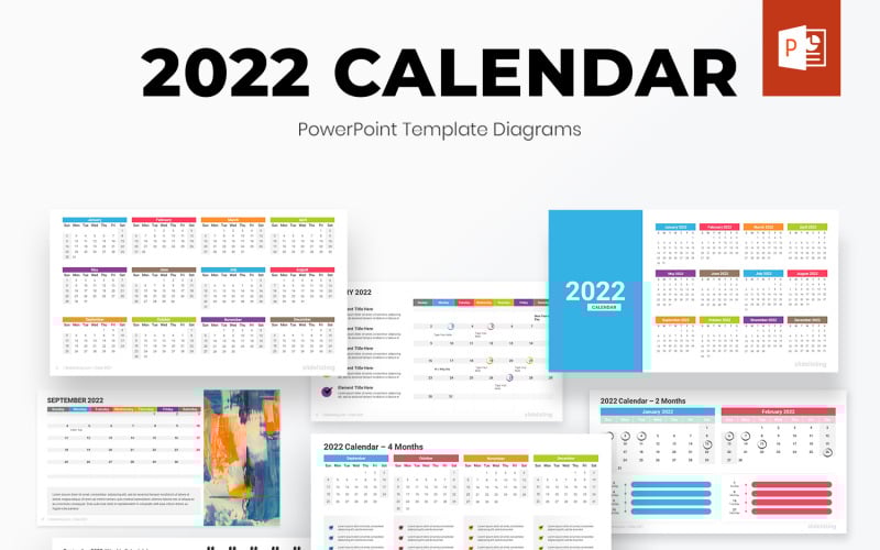 i calendar powerpoint template diagrams original