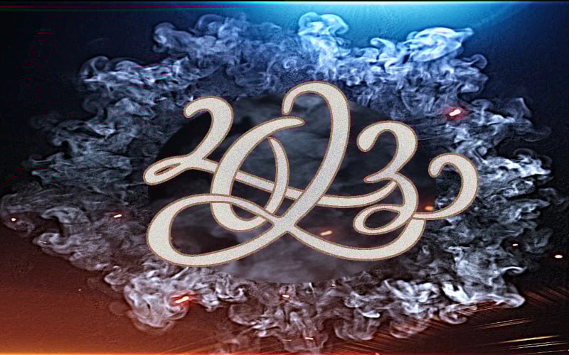 i happy new year stylish design vector original