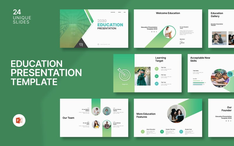 i education presentation template original
