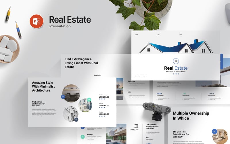 i real estate presentation template original