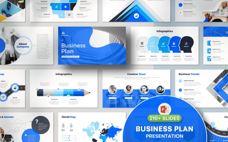 i business plan powerpoint template original
