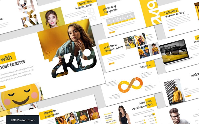 i k powerpoint template original