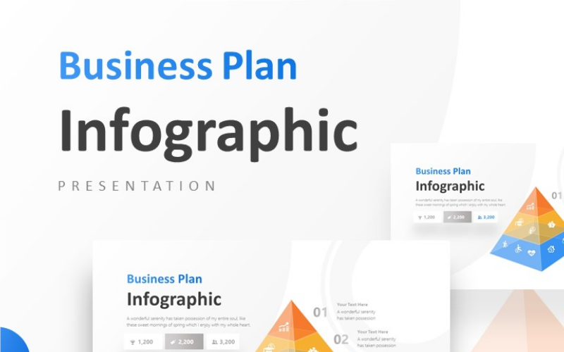 i levels transparent pyramid presentation powerpoint template original