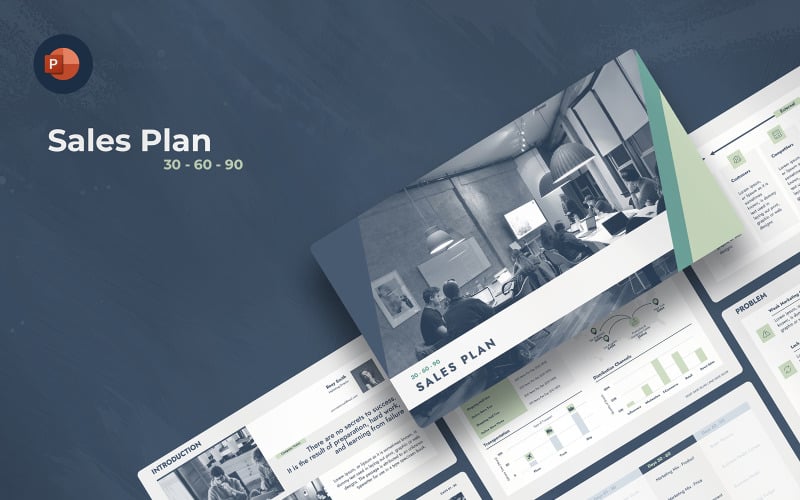i sales plan powerpoint template original