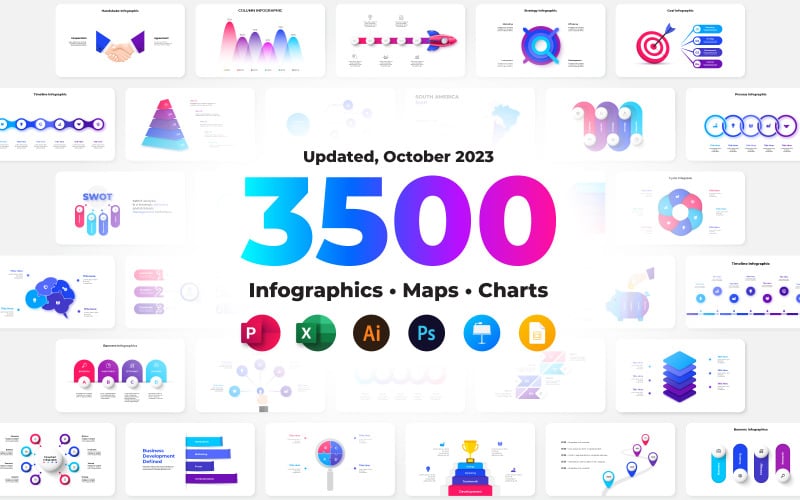 i animated infographics bundle powerpoint templates original