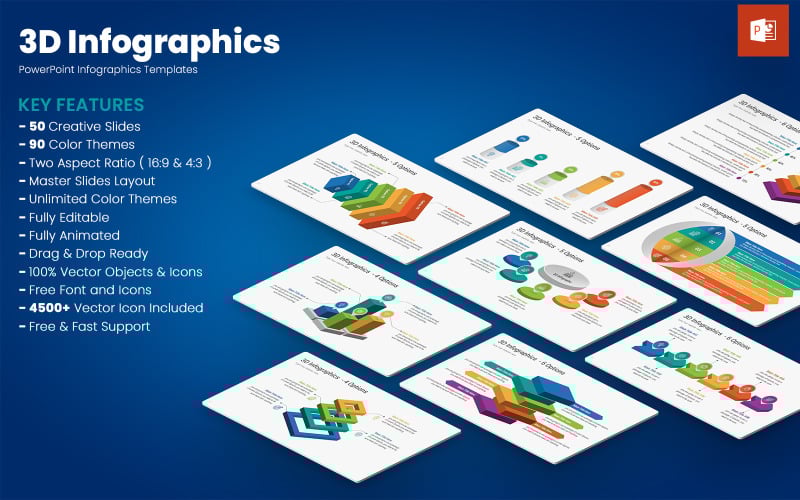 i d infographics powerpoint presentation templates original